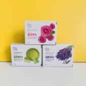 玫瑰 到28年3月 韩国进口90g自然美人香皂薰衣草 芦荟洗手洗脸