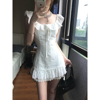 法式高级感公主风吊带连衣裙女夏