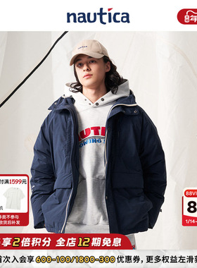 【官方正品】nautica白帆 日系中性复古经典廓形羽绒服JW4435