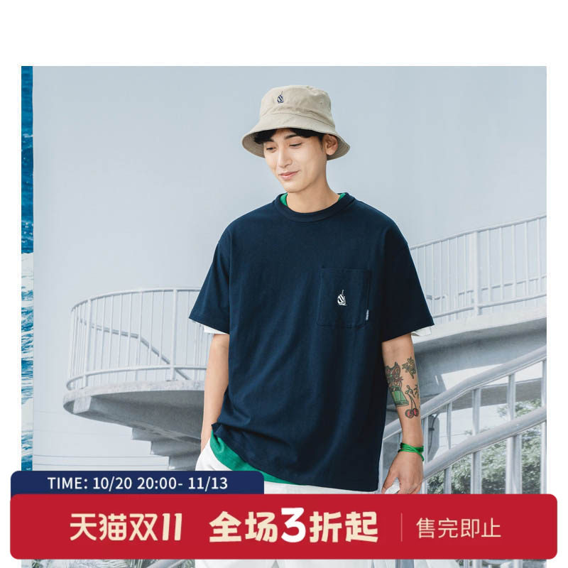 nauticawhitesail日系短袖