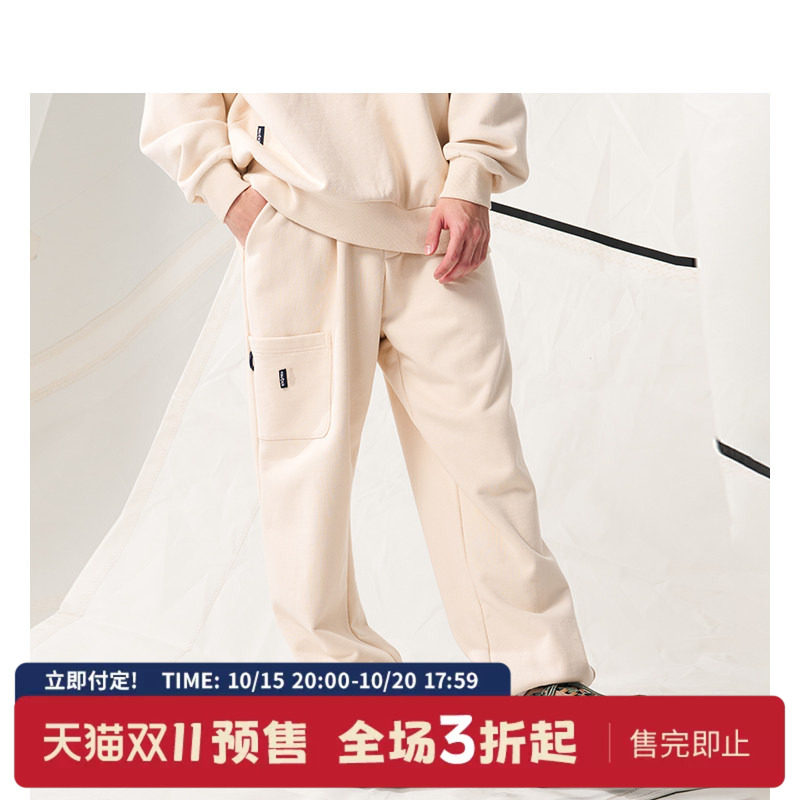 【双11预售】nautica whitesail日系中性重磅休闲裤