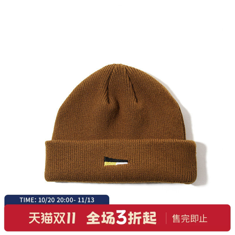 【官方】nautica whitesail日系情侣款cityboy针织瓜皮冷帽