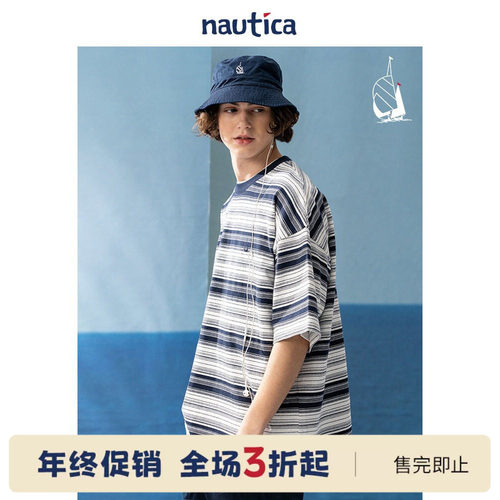 nauticawhitesail日系短袖t恤