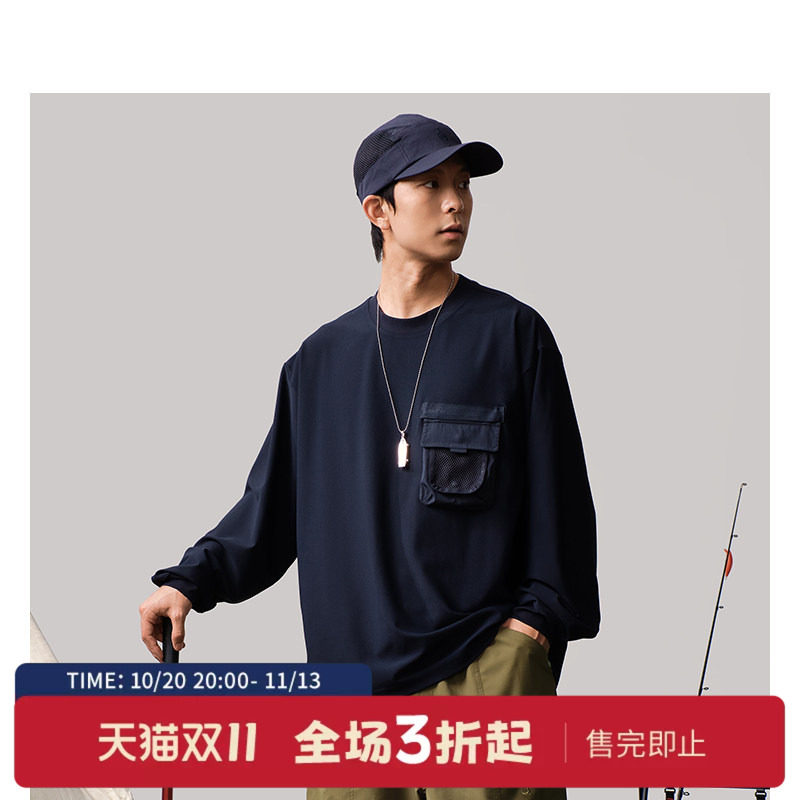 nauticawhitesail长袖圆领T恤