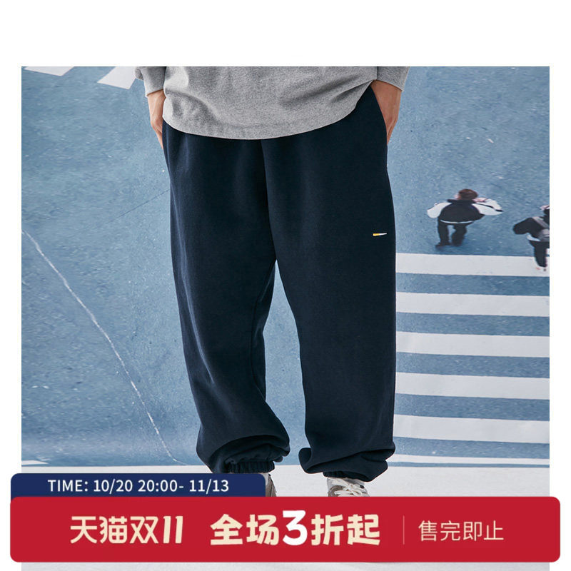 【官方】nautica whitesail日系cityboy休闲无性别宽松卫裤