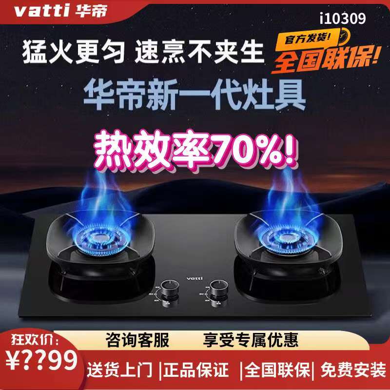 华帝10309猛火灶节能防风定时