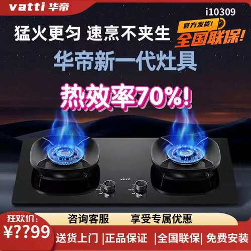 华帝10309猛火灶节能防风定时