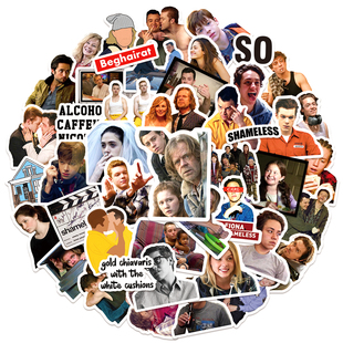 无耻之徒美剧贴纸shameless笔记本手账DIY手机壳装饰防水贴纸贴画