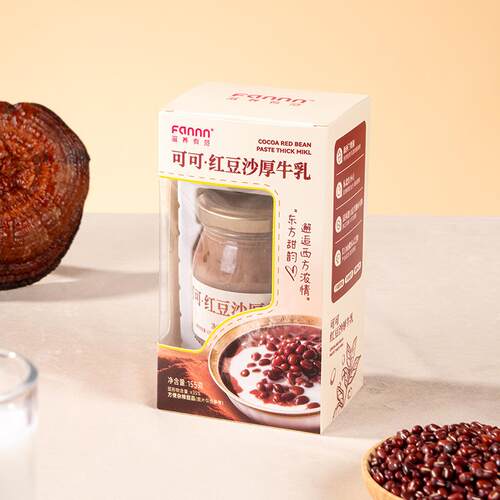 滋养有范可可红豆沙厚牛乳