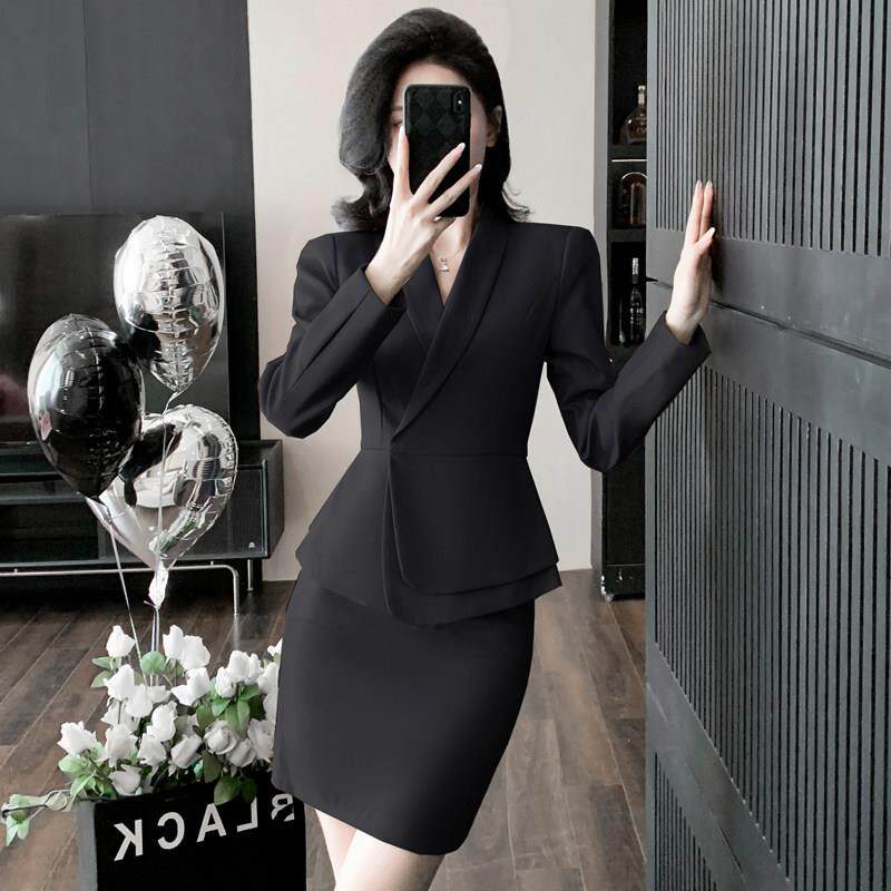 ol职业装套装女2026新款秋冬气质女神范前台工作装面试正装工作服