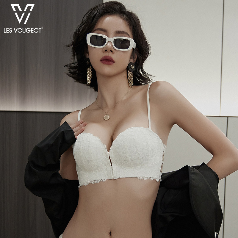 蕾丝双前扣聚拢显大小胸款