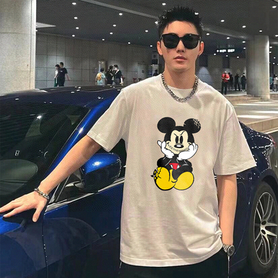 圆领重磅短袖新品休闲T恤青少年