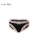 简约丝滑纯欲性感舒适蕾丝女士内裤 「LA」Laura·罗拉 静感系列