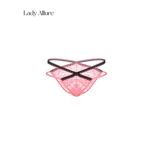 「LA」腰蜜捕手*原创设计明媚穿搭纯欲性感交叉镂空细带三角内裤