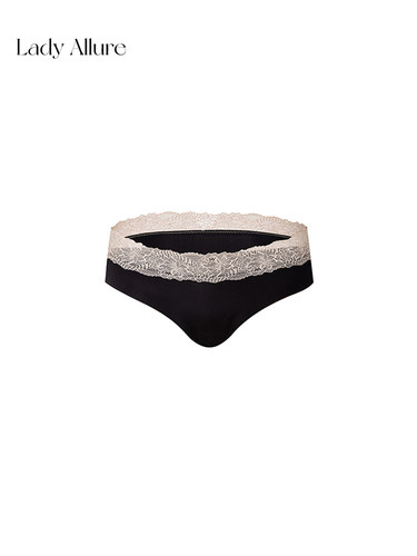「LA」柔雾丝滑丨静感系列*简约舒适蕾丝花边透气无痕一片式内裤
