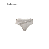 「LA」甘露椰奶 性感蕾丝花边透气舒适低腰微弹三角内裤 女