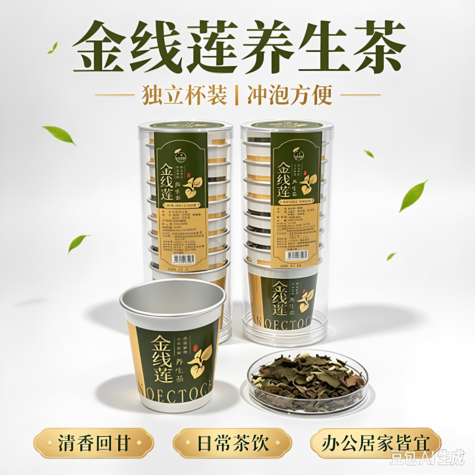 福建金线莲陈皮随手杯茶 多款混搭 罗汉果铁皮石斛菊花组合花草茶
