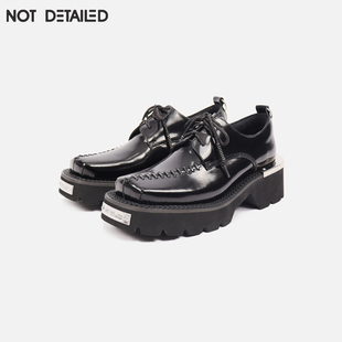 饰松糕鞋 金属装 厚底拼接德比鞋 男女同款 NOT闭店清仓