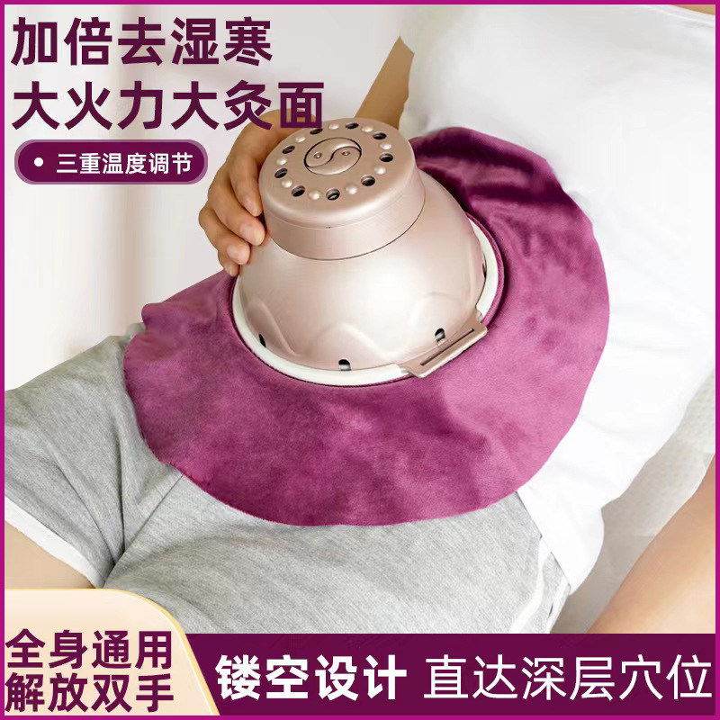 艾美灸宫廷灸盒家用随身灸艾柱温灸器美容院艾灸用具