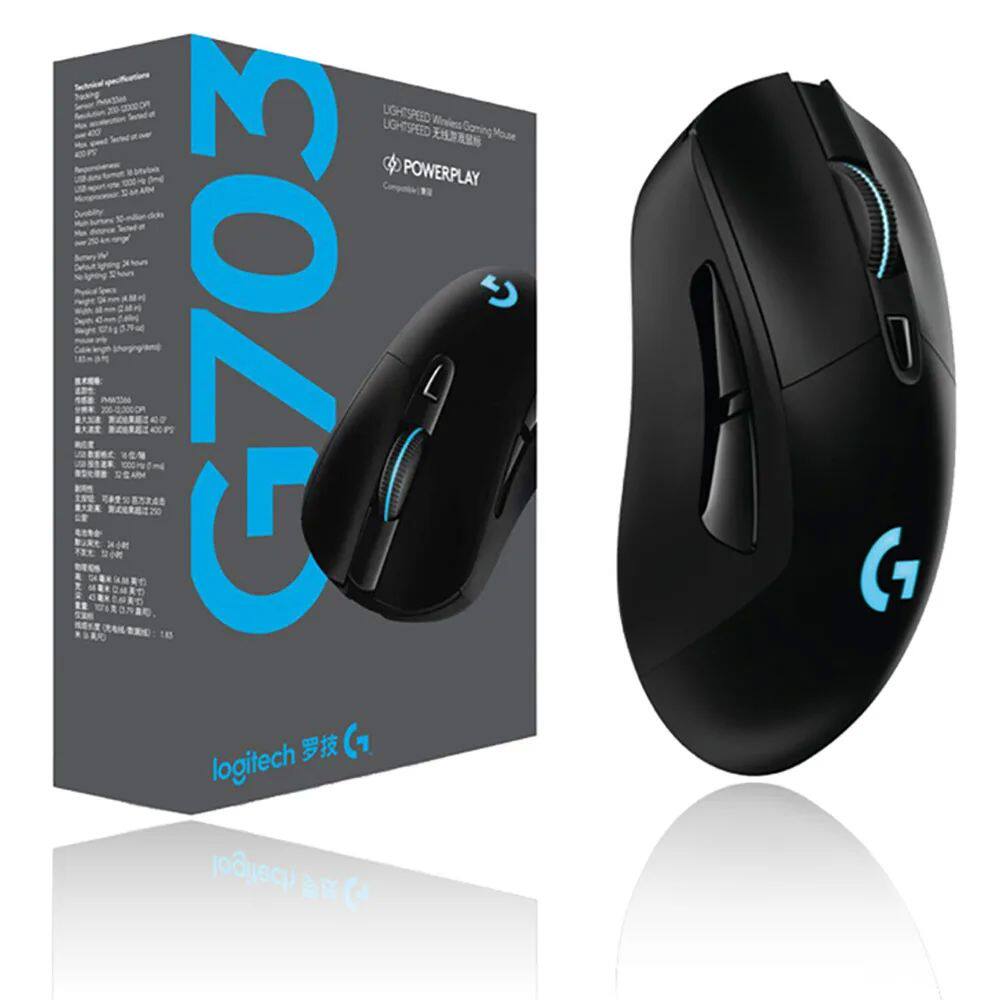 25600DPI LIGHTSPEED를 갖춘 로지텍 G703 센서 게이밍 마우스