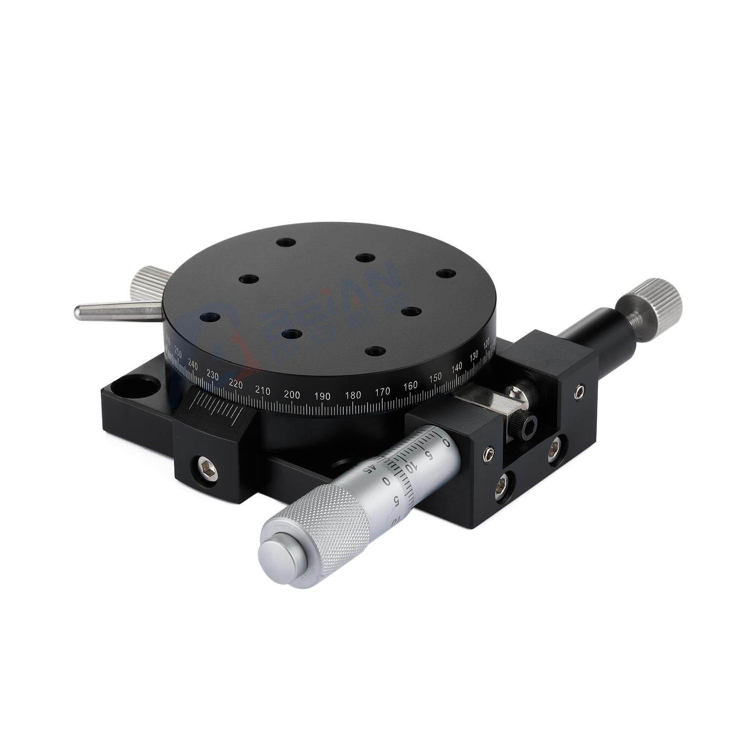 360度R轴精密旋转平台RPG手动微调分度盘ELF01-38/60/85/110/160