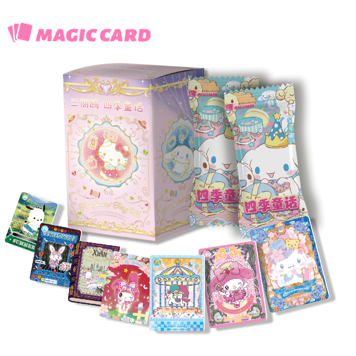 【吃吃】Magic card 三丽鸥 2元包收藏卡牌盲盒（国卡）,模玩/动漫/周边/娃圈三坑/桌游,潮玩盲盒,淘宝优惠券,粉丝福利购,淘宝优惠卷