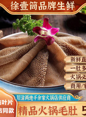 新鲜毛肚大叶片 串串食材牛百叶牛肚千层肚重庆牛肚商用包邮