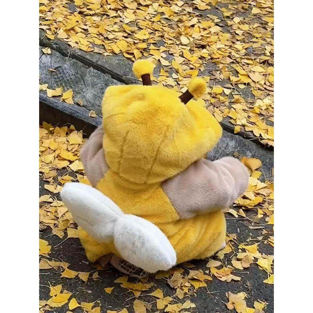 外出可爱哈衣小蜜蜂秋冬夹棉婴儿连体衣超萌小月龄宝宝加绒爬爬服,童装/婴儿装/亲子装,连身衣/爬服/哈衣,淘宝优惠券,粉丝福利购,淘宝优惠卷