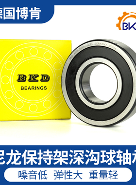 BKD德国进口轴承6008电机6009尼龙保持架6010轴承型号大全6011-TN