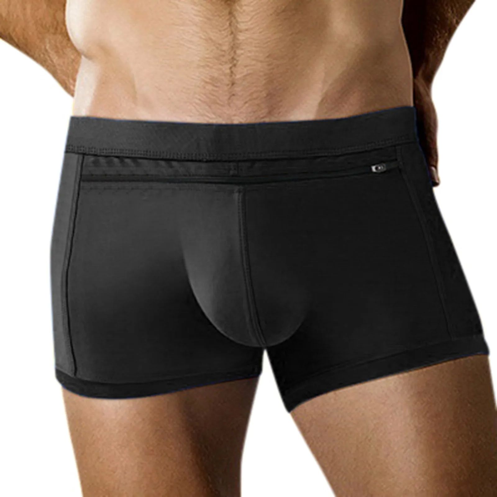 Rear pocket swimming beach swimsuit男拉链后口袋游泳沙滩泳衣