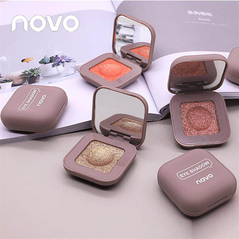 NOVO单色键盘指尖眼影盘哑光大地色麻薯土豆泥单色眼影