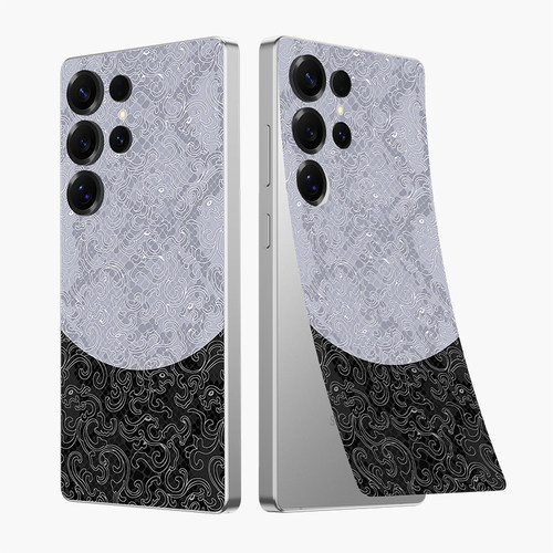 引磁素皮膜个性双色拼接