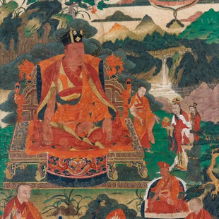 二世大宝法王唐卡 电子图片装饰喷绘临摹素材