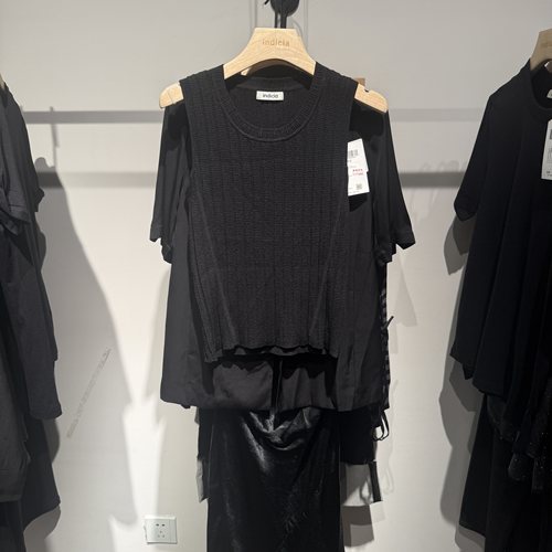 indiciaF2B5BX117F专柜正品标记女装背心宽肩带内搭吊带吊399