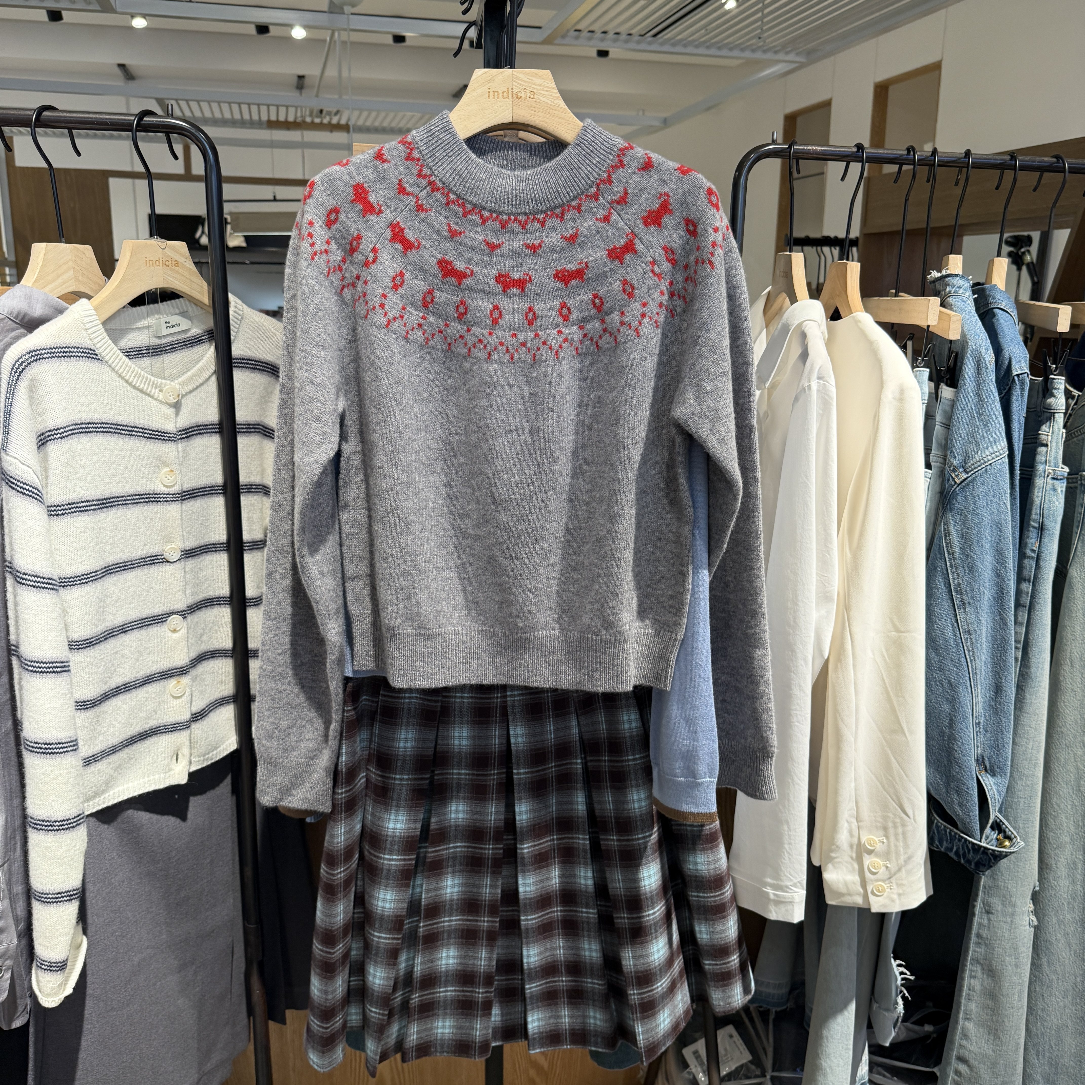 indiciatheL2D5MS241专柜正品标记女装提花毛衣针织衫吊牌价799,女装/女士精品,毛针织衫,淘宝优惠券,粉丝福利购,淘宝优惠卷