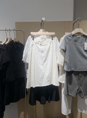 indicia6B404QZ229F专柜正品标记女装百搭a字牛仔半身裙吊牌价539