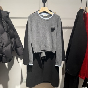 吊牌价799 立体花饰针织开衫 indiciatheL2A6KS006专柜正品 标记女装