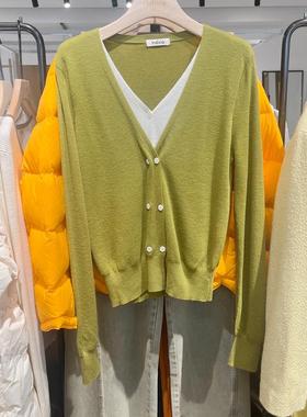 indicia5C307KS355专柜正品标记女装通勤假两件针织衫吊牌价659