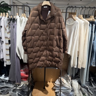 indiciaF2D4YR752C专柜正品标记女装立领时尚中长羽绒服吊牌1789