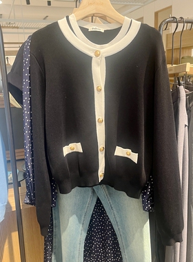 indicia6A402KS114N专柜正品标记女装针织衫背心两件套吊牌价869