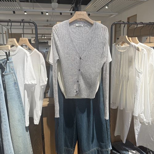 indicia6B404KS199C专柜正品标记女装针织衫背心两件套吊牌价789