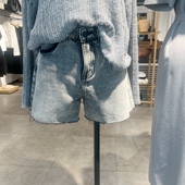 theindiciaD6B406DK100专柜正品 吊牌价569 休闲裤 标记女装 牛仔短裤