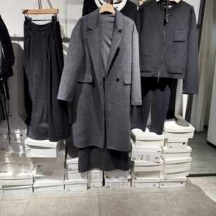 indiciatheL2D5DY285专柜正品标记女装设计简约优雅大衣吊牌1889