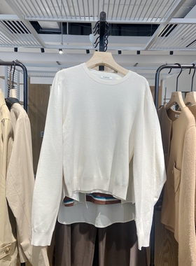 Indicia6A403ZZ169C专柜正品标记女装圆领百搭针织衫吊牌价539