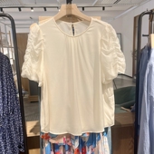 夏款 indicia5B306SY199专柜正品 标记女装 桑蚕丝上衣吊牌价899