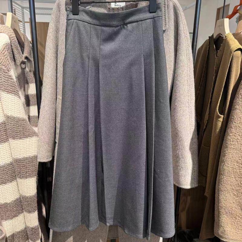 Indicia5D310QZ534F专柜正品标记女装冬气质半身裙A字吊牌价599