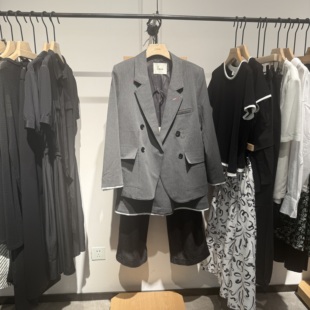 indiciatheL2C5XZ140专柜正品 外套吊牌价1289 标记撞色边韩系西装