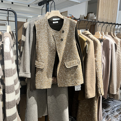 indicia5D311MJ596F专柜正品标记女装休闲个性羽绒马甲吊牌价1289