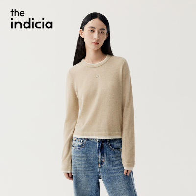 indiciaF2D5ZZ476C专柜正品标记女装通勤针织衫吊牌价689