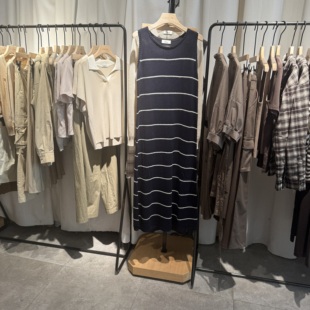 indiciatheL2C5LQ150专柜正品 条纹针织连衣裙吊牌价689 标记女装
